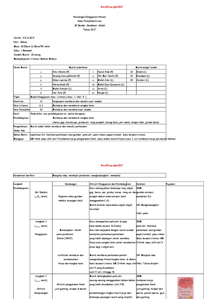 Unit 9 6 Kemahiran 6 Rph Pdf
