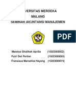 Universitas Merdeka Malang Seminar Akuntansi Manajemen