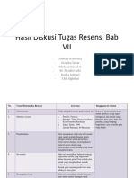 Hasil Diskusi Tugas Resensi Bab VII