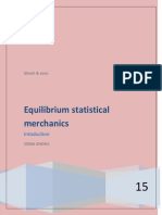 Equilibrium Statistical Merchanics: Intoduction