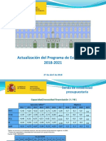 27-04-18 Presentación Programa Estabilidad 2018 - 2021 PDF