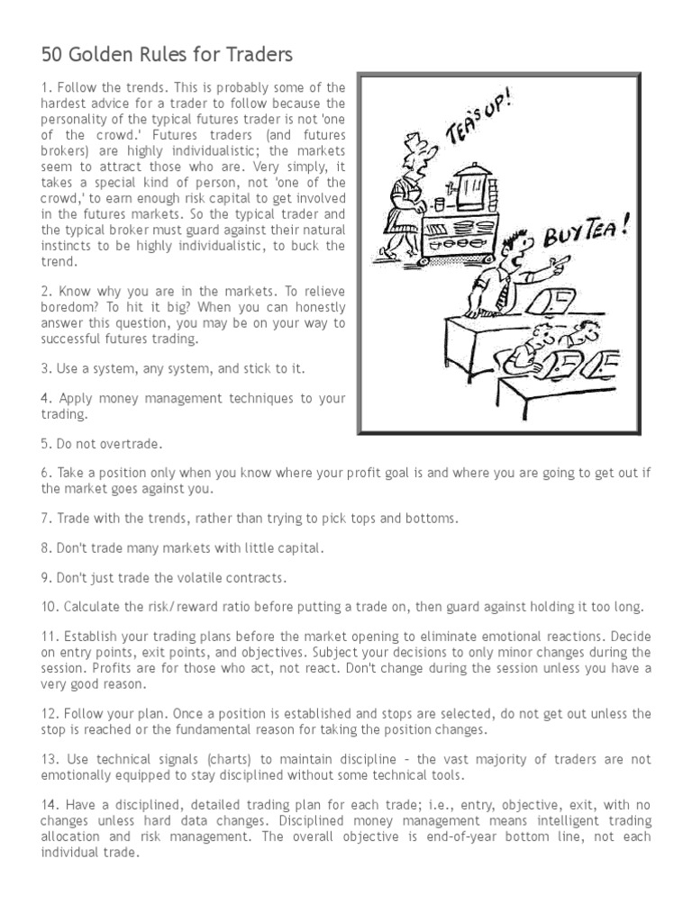 50 Essential Trading Rules for Success | PDF | Futures Contract | Order ...