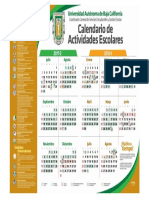 Calendario Escolar UABC 2017-2 2018-1 Modificado