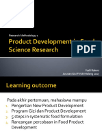 Product Development in Food Science Research