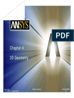 3D Geometry 3D Geometry: May 11, 2007 © 2007 ANSYS, Inc. All Rights Reserved. ANSYS, Inc. Proprietary