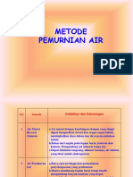 Metode Pemurnian Air