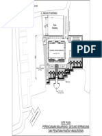 Site Plan Perencanaan Balairung / Gedung Serbaguna Dan Penataan Pantai Pangururan