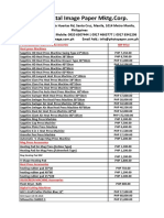 Pricelist Ni SAM