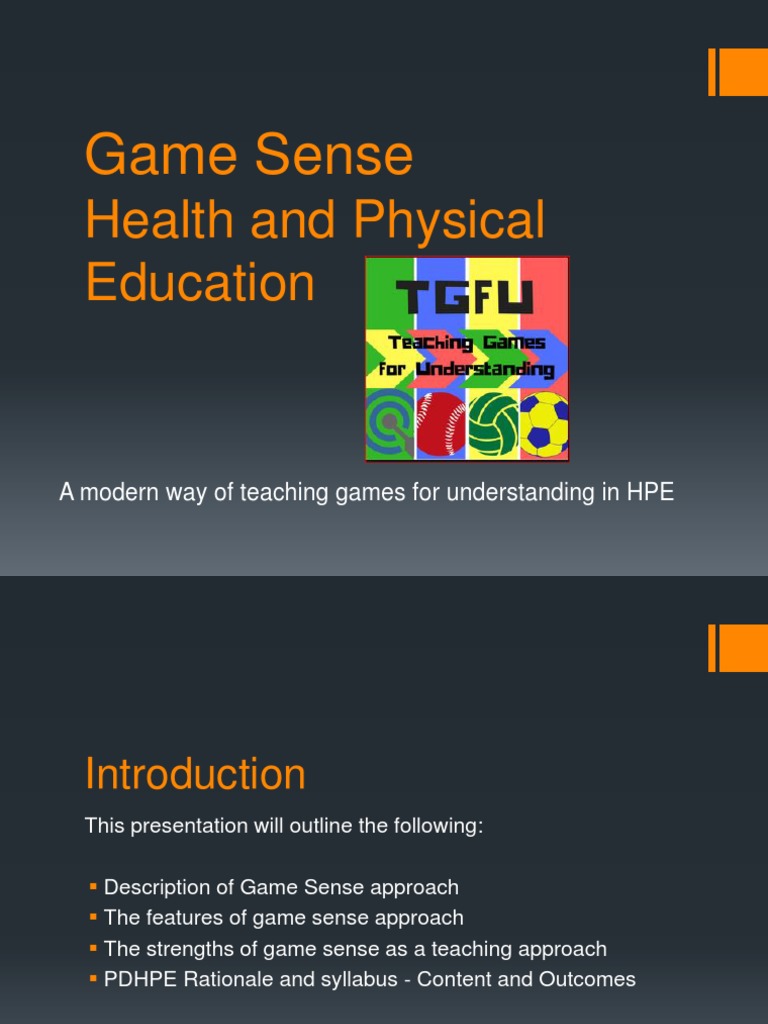 Game Sense Presentation | PDF | Learning | Teachers