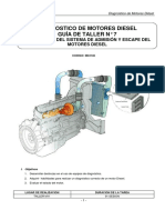 Lab. #7 Sist. de Admisión y Escape Diagnosticvo de Motores Diesel 4 D1 2018-1