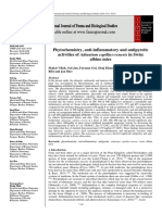 Phytochemistry, Anti-Inflammatory and Antipyretic Activities of Adiantum Capillus-Veneris in Swiss Albino Mice