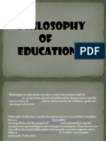 Philosophy of Education - Gorby