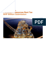 Review of The Petroleum Resources Rent Tax: BHP Billiton Submission