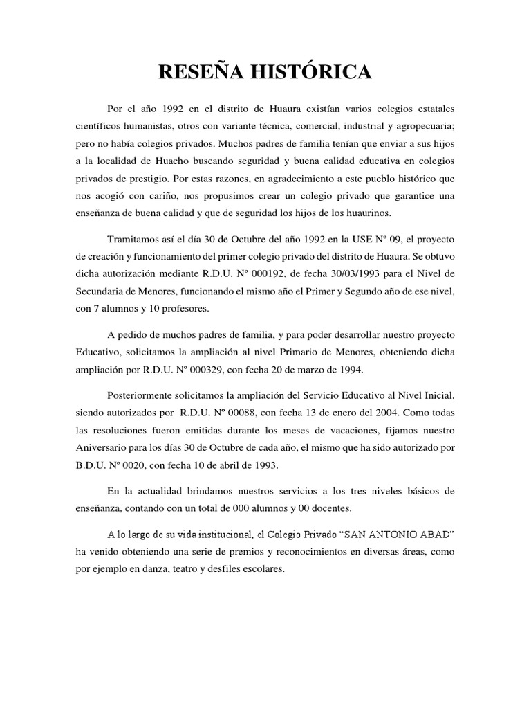 Rese a hist rica pdf
