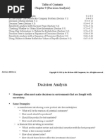 Chapter 9 (Decision Analysis) : Mcgraw-Hill/Irwin