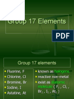 Chapter 4d Group 17 Elements