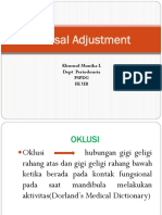 Oklusal Adjustment