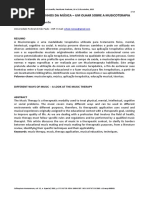Os Diferentes Caminhos Da Música- Um Olhar Sobre a Musicoterapia