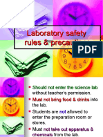 Laboratory Safety Rules & Precautions