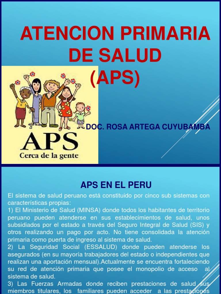 Atencion Primaria de Salud | PDF | Sistema de salud | Seguro
