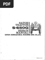 Satoh S650G Repair Manual