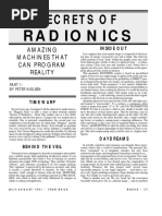 Secrets of Radionics Pt.1 - Nexus 1991 PDF