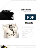 Zaha Hadid II Livia Nobre I Teoria Da Arquitetura