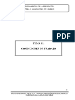 Tema 01. Condiciones de Trabajo