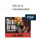 Día de La Afrocolombianidad