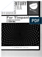ORQ - 20th Century Orchestra Studies For Timpani - Alan Abel PDF