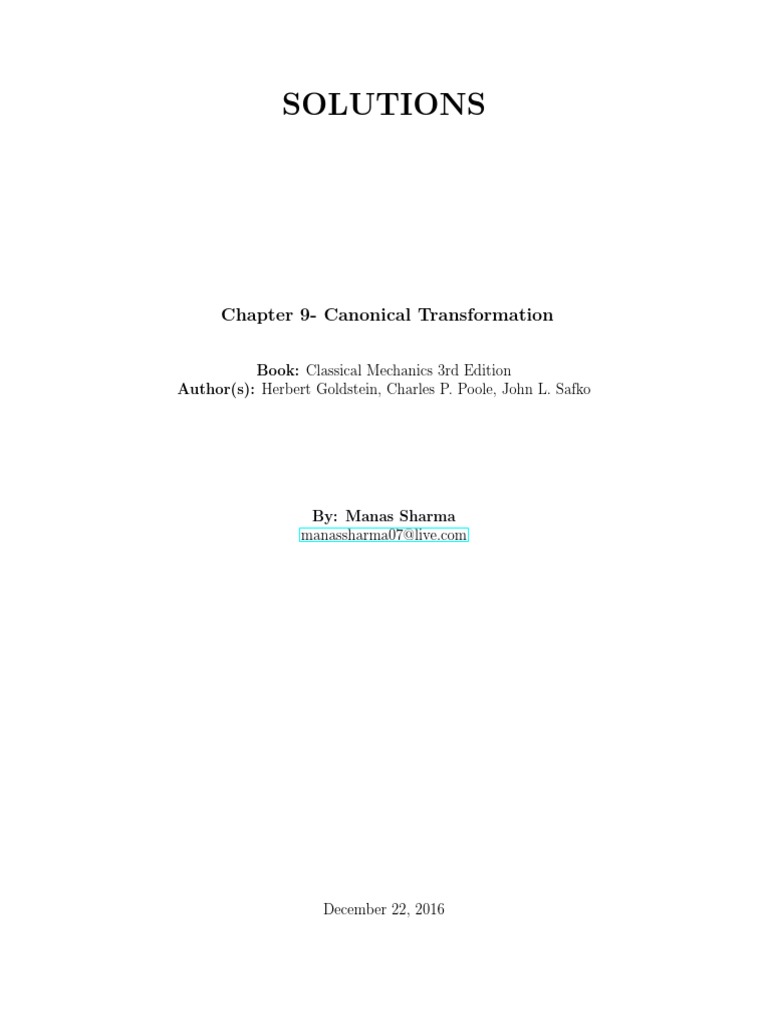 Taylor Classical Mechanics Solutions Chapter 7