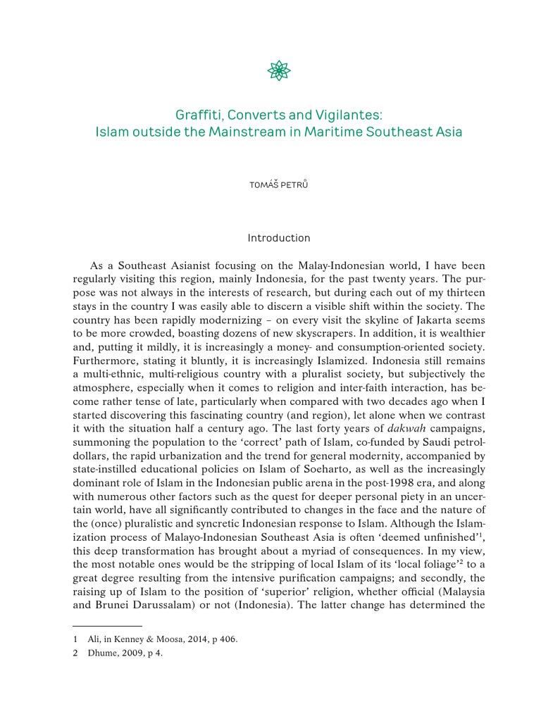 A History of Islam in The Malay-Indonesi | PDF | Sufism | Java