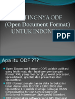 Pentingnya ODF Untuk Indonesia