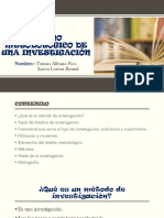 Diseño Metodológico de Una Investigación