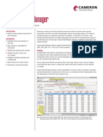 Cameron Scanner Data Manager Software Data Sheet