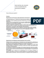 Experimentos de Los Modelos Atomicos