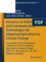 Advances in Information and Communication Technologies For Adapting Agriculture To Climate Change Proceedings of The International Conference of ICT For Adapting Agriculture To Climate Change