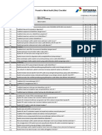 PTW Audit Check List - Bahasa