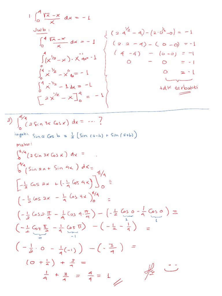 Pembahasan Integral