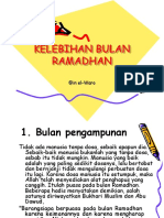 Kelebihan Bulan Ramadhan