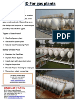 P & ID For Gas Plants