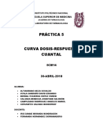 Práctica 5 Curva Dosis-Respuesta Cuantal: Escuela Superior de Medicina