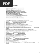 Tense Revision Bachillerato