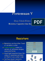 Pertemuan Ke 5 Resitor Kapasitor Induktor