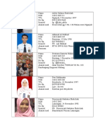 Biodata Kelas M