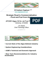 A2BE Carbon Capture Strategic Road To Commercialization - Food and Fuel From Algae