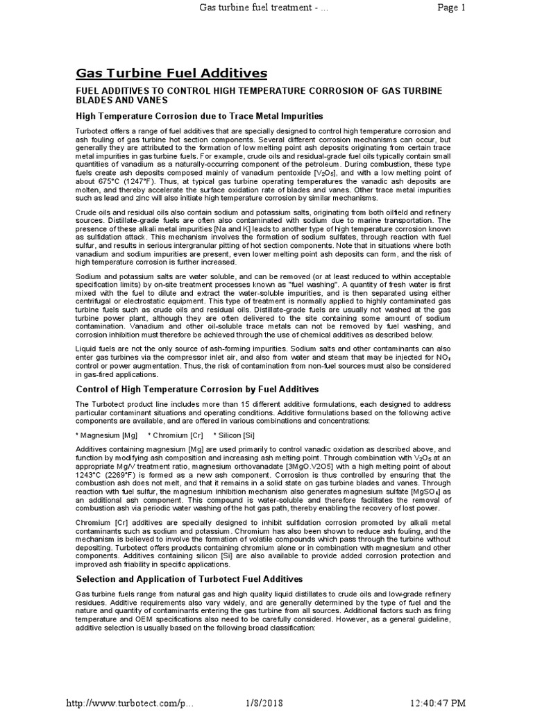 Fuel Oil Additives PDF Chemical Substances Chemistry