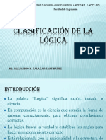 Clasificación de La Lógica