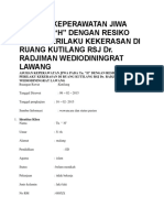 Asuhan Keperawatan Jiwa Pada Tn h Dengan Pk