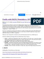 Postfix With DKIM, Domainkeys, SPF and Sender-ID